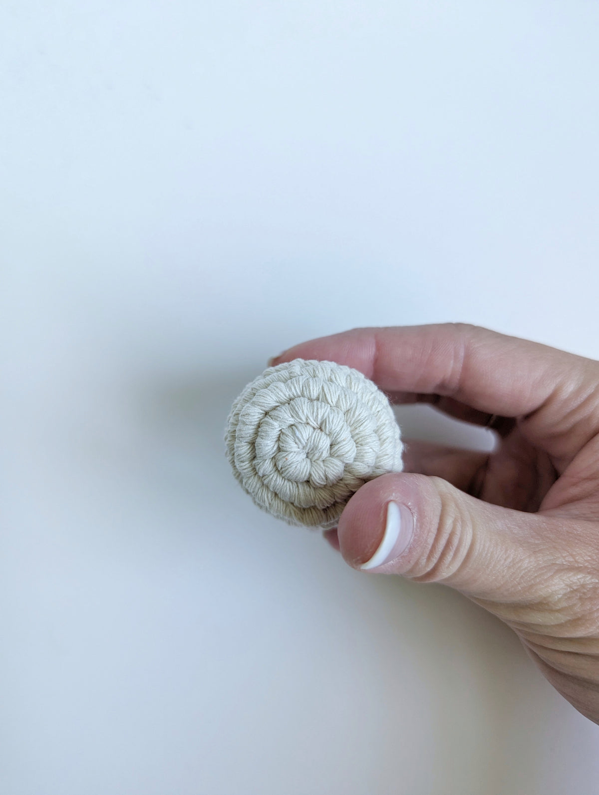 Macrame Mini Fiber Sculptures Pumpkins