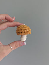 Load image into Gallery viewer, Macrame Mini Fiber Sculptures Mushrooms
