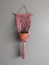 Load image into Gallery viewer, Macrame Wall Plant Hanger Pattern and Kit
