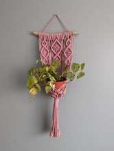 Load image into Gallery viewer, Macrame Wall Plant Hanger Pattern and Kit
