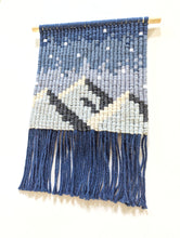 Load image into Gallery viewer, Macrame Mountain Scene VCH Wall Hanging
