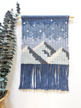 Load image into Gallery viewer, Macrame Mountain Scene VCH Wall Hanging
