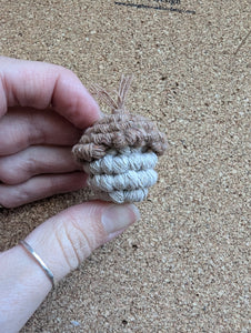 Macrame Acorns Pattern and Kit
