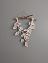 Load image into Gallery viewer, Macrame Leafy Sculpture Hanging - Natural
