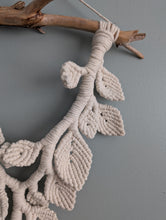 Load image into Gallery viewer, Macrame Leafy Sculpture Hanging - Natural
