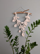 Load image into Gallery viewer, Macrame Leafy Sculpture Hanging - Natural
