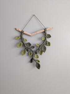 Macrame Leafy Sculpture Hanging