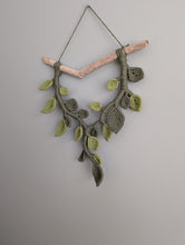 Load image into Gallery viewer, Macrame Leafy Sculpture Hanging
