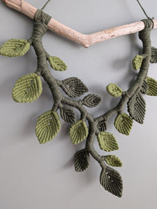 Macrame Leafy Sculpture Hanging