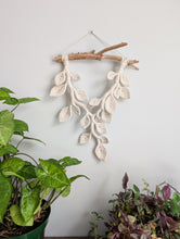 Load image into Gallery viewer, Macrame Leafy Sculpture Hanging - Natural
