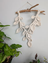 Load image into Gallery viewer, Macrame Leafy Sculpture Hanging - Natural
