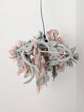 Load image into Gallery viewer, Macrame Botanical Garden Lampshade Sculpture
