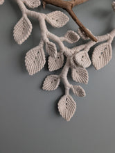 Load image into Gallery viewer, Macrame Leafy Sculpture Hanging - Natural
