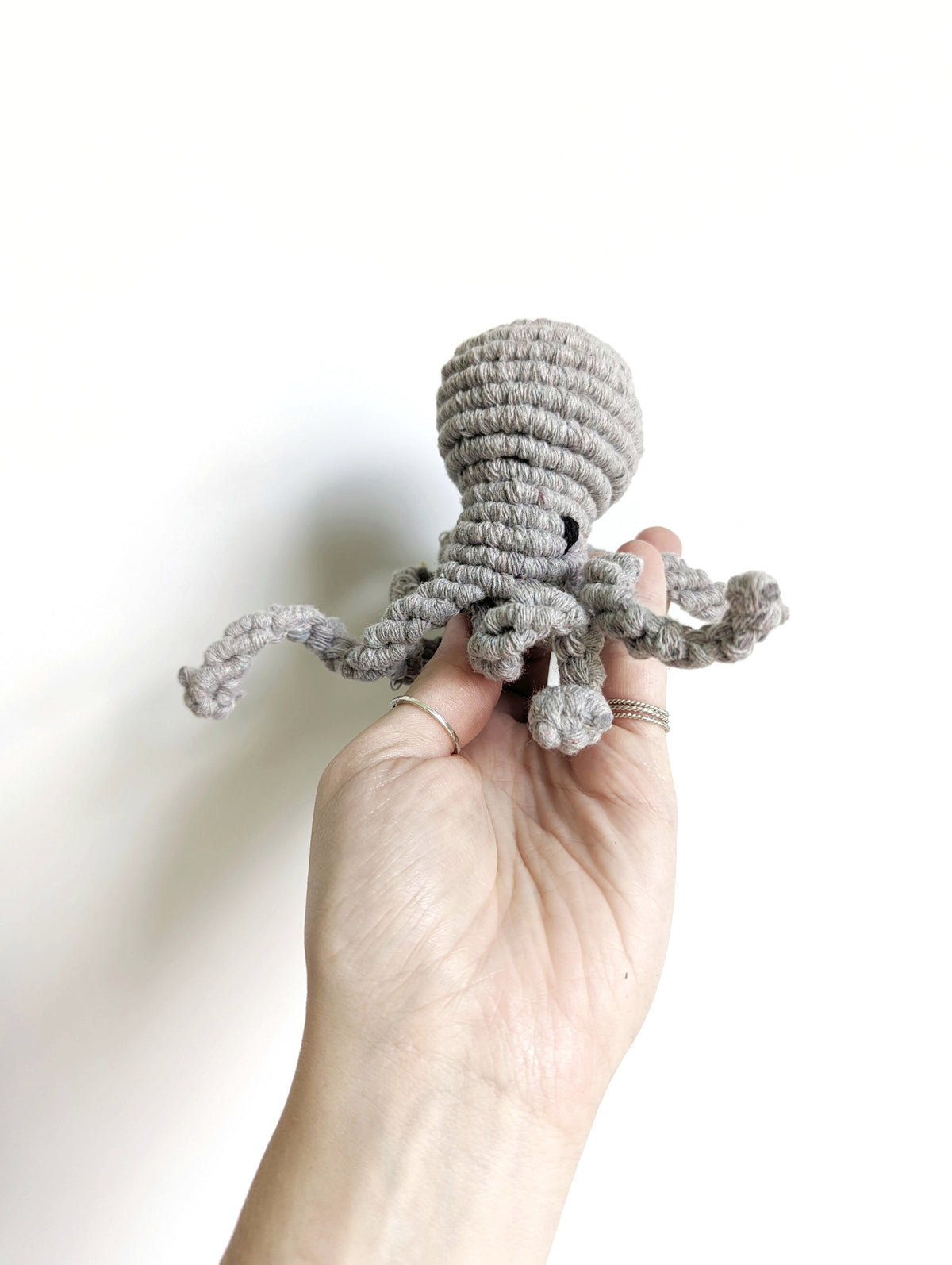 Macrame 3D Alien Squid Pattern - not a full kit