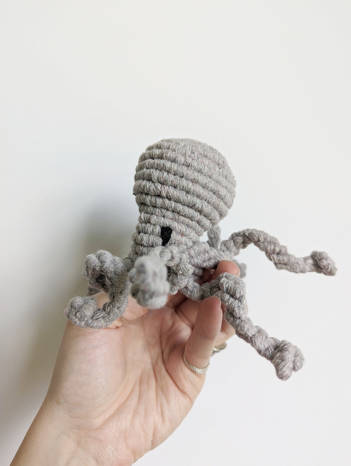 Macrame 3D Alien Squid Pattern - not a full kit