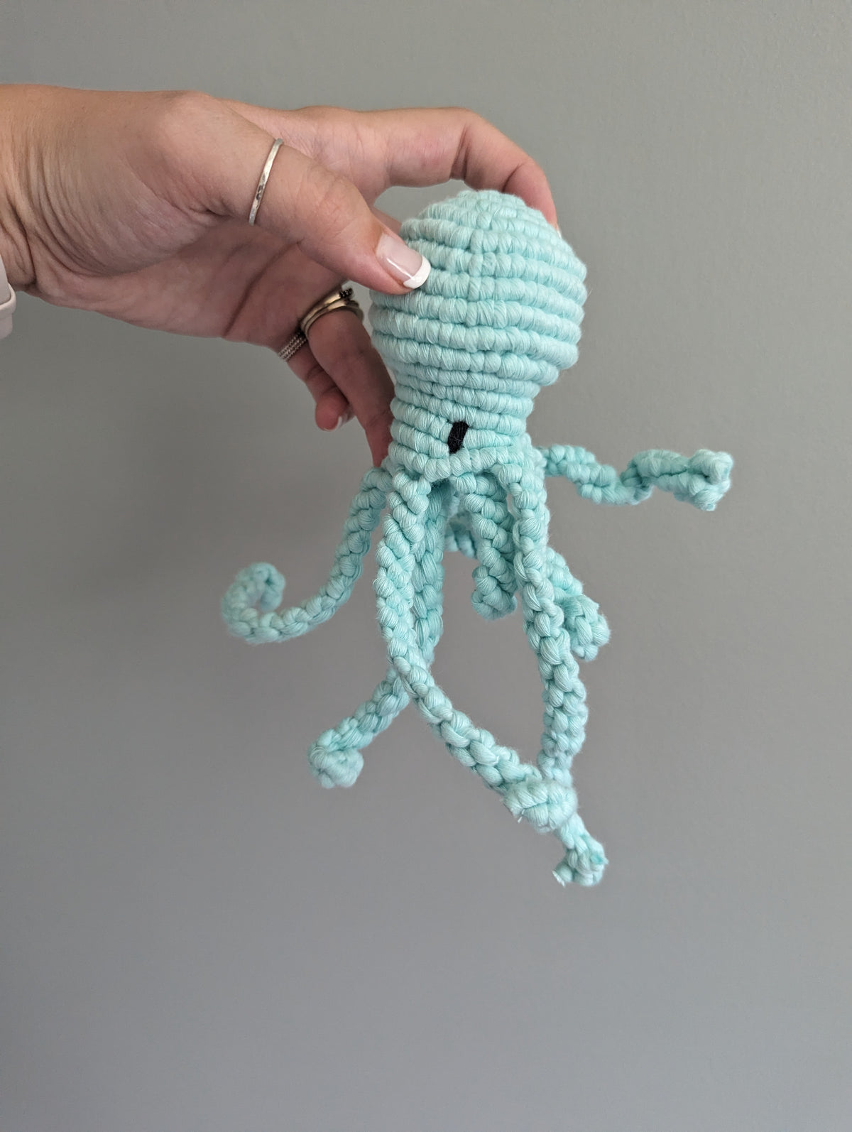 Macrame 3D Alien Squid Pattern - not a full kit