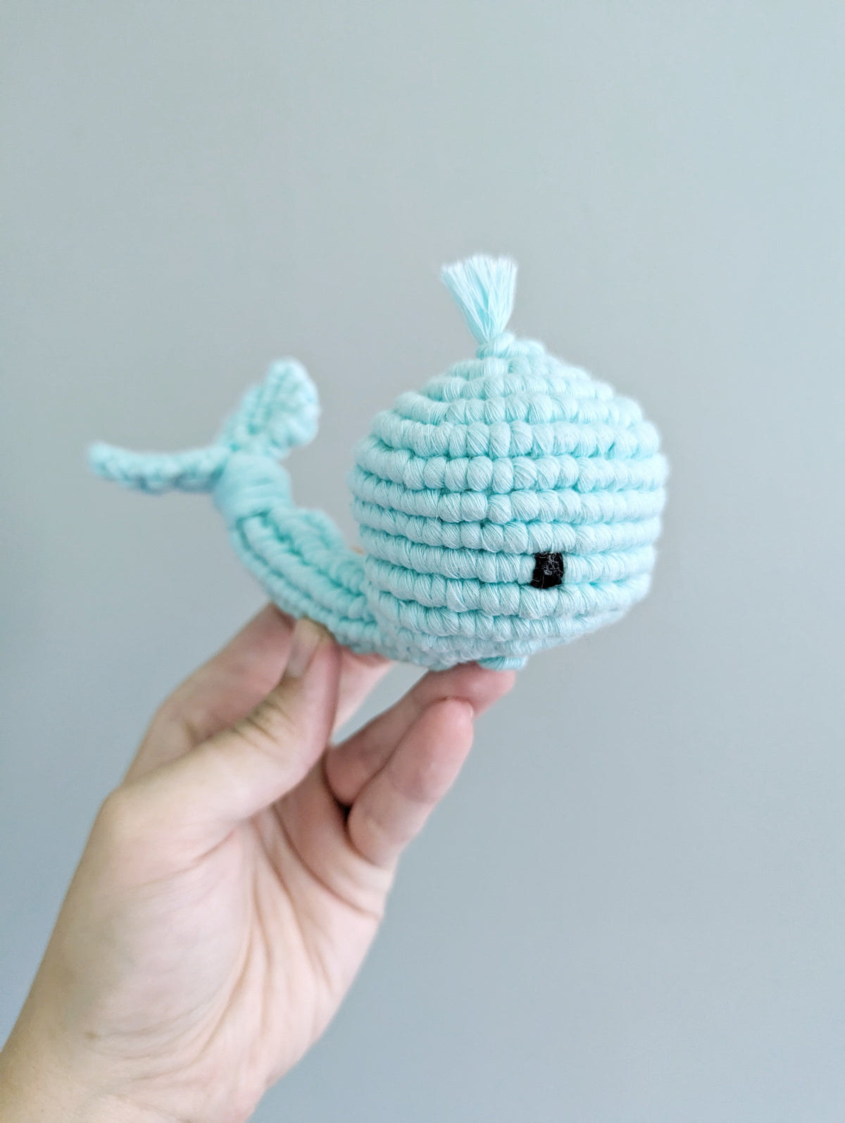Macrame 3D Whale Pattern - not a full kit