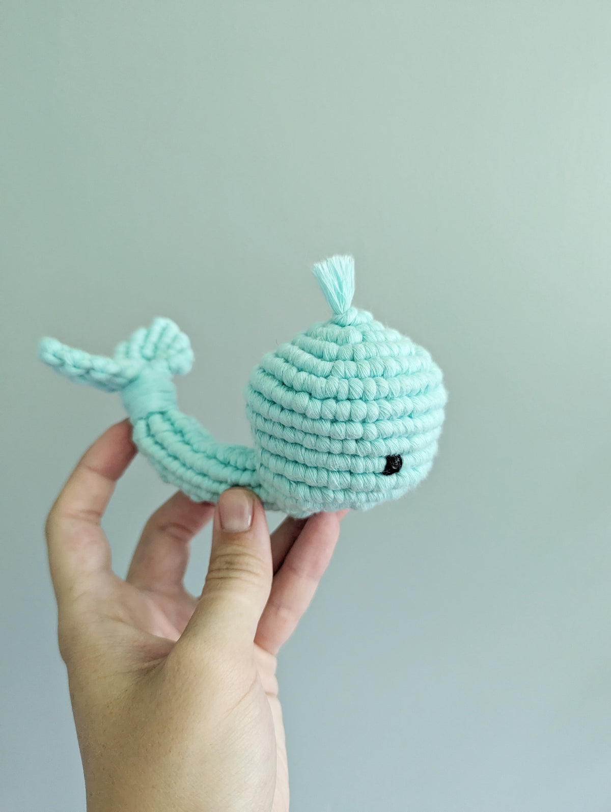 Macrame 3D Whale Pattern - not a full kit