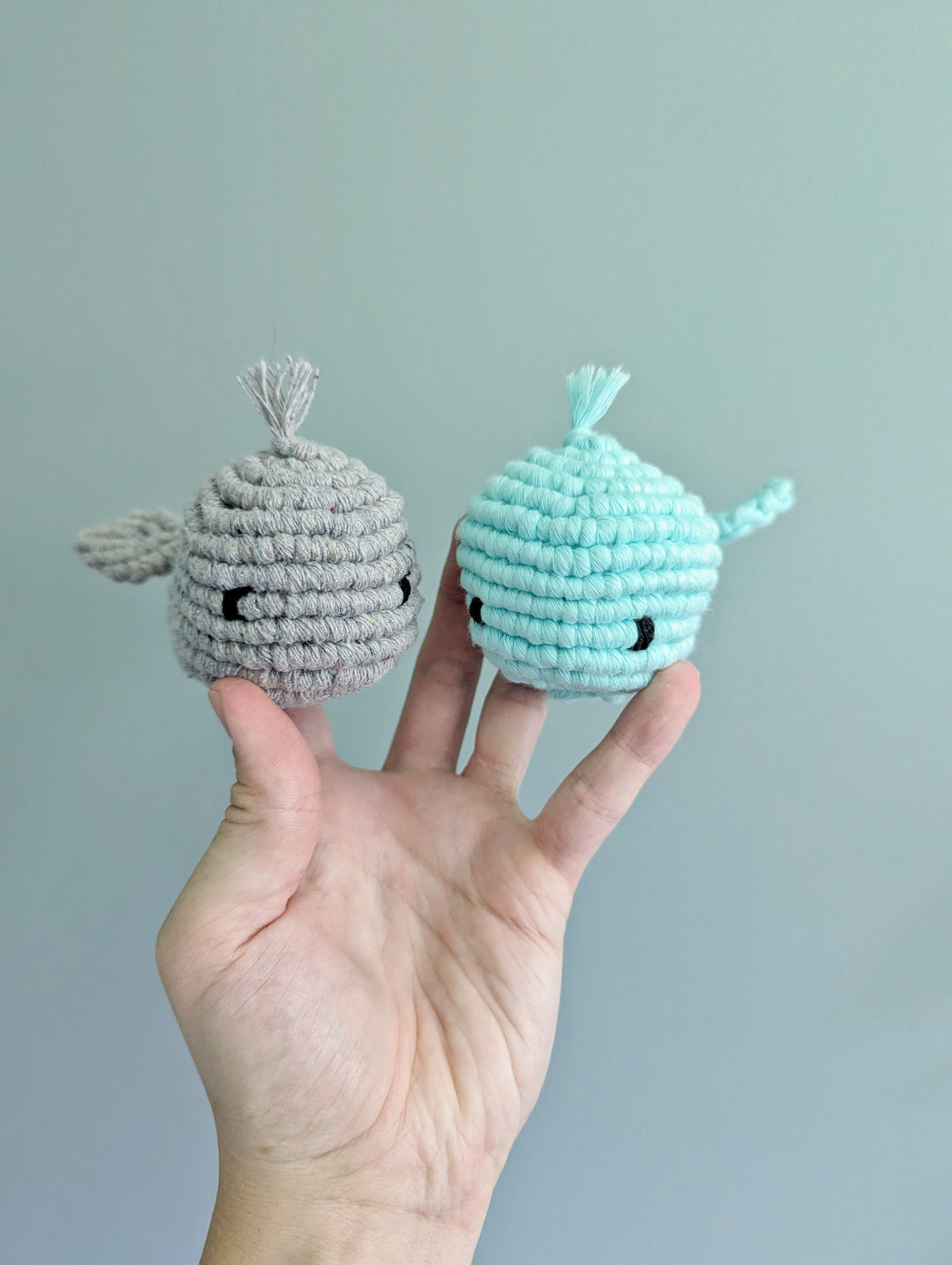 Macrame 3D Whale Pattern - not a full kit
