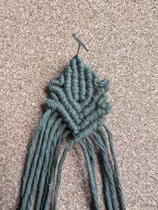 August - Macrame Strawberry Plant