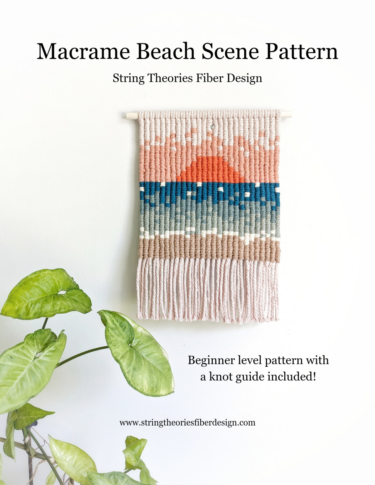 Macrame Beach Scene VCH Pattern