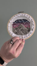 Load and play video in Gallery viewer, Mountain Cross Stitch Easy PDF Pattern
