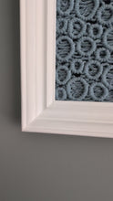 Load and play video in Gallery viewer, Bubbles Macrame Hanging in Rectangle White Frame
