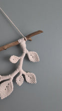Load and play video in Gallery viewer, Macrame Leafy Sculpture Hanging - Natural
