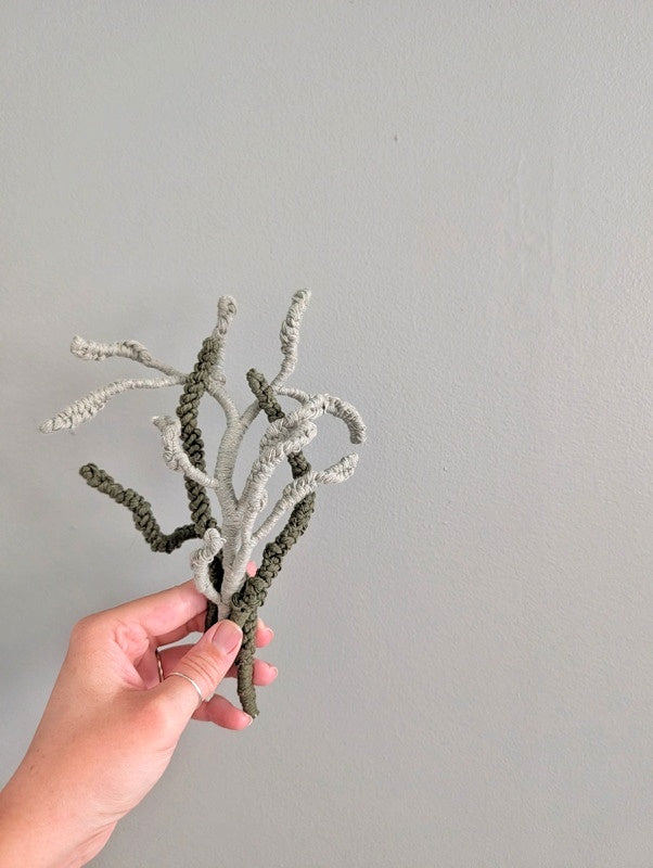 Macrame Bouquet Greenery Pattern / Kit