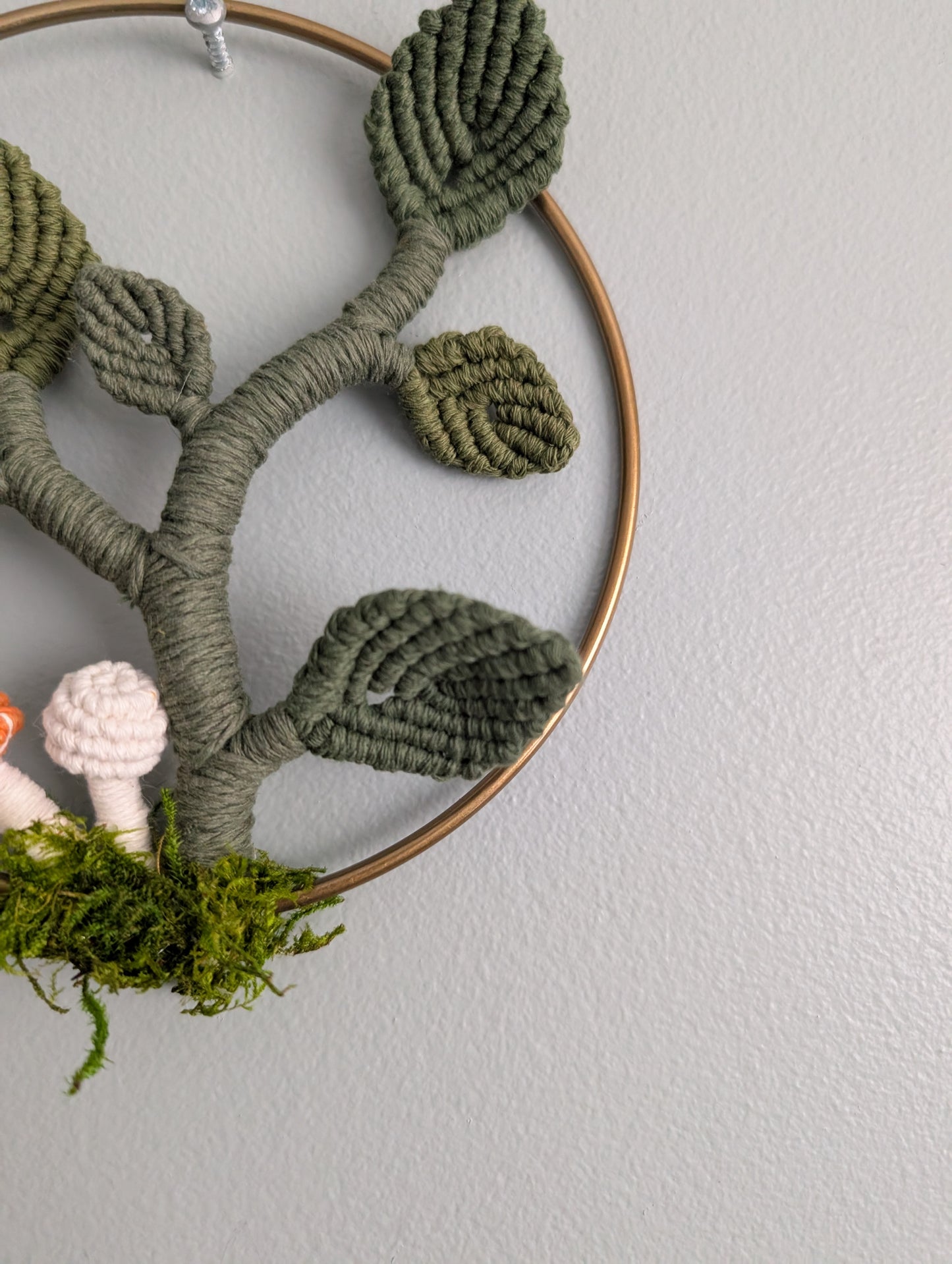 Mini Leafy Frames - Mushrooms & Dried Florals - Option 3