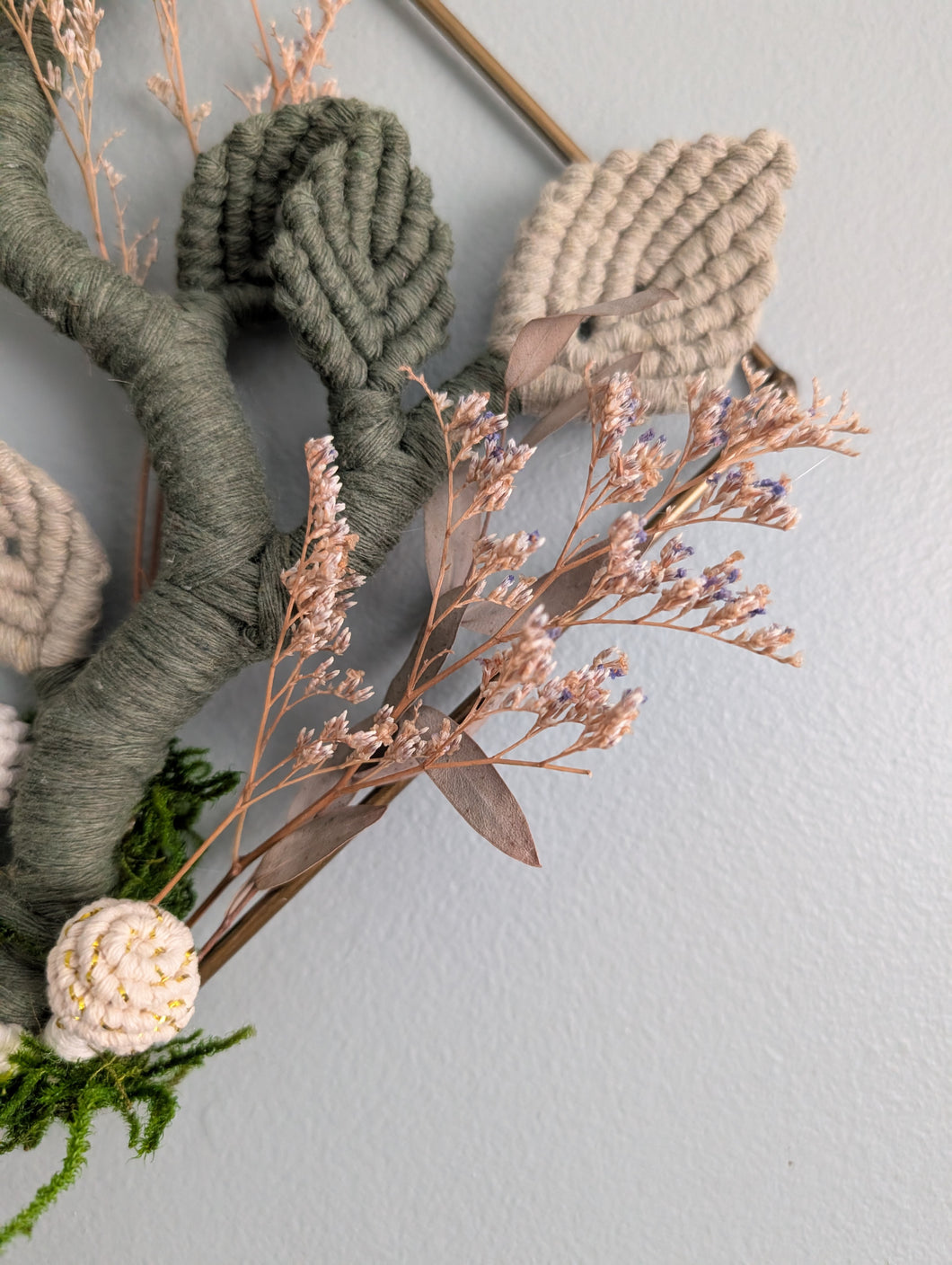 Mini Leafy Frames - Mushrooms & Dried Florals - Option 4