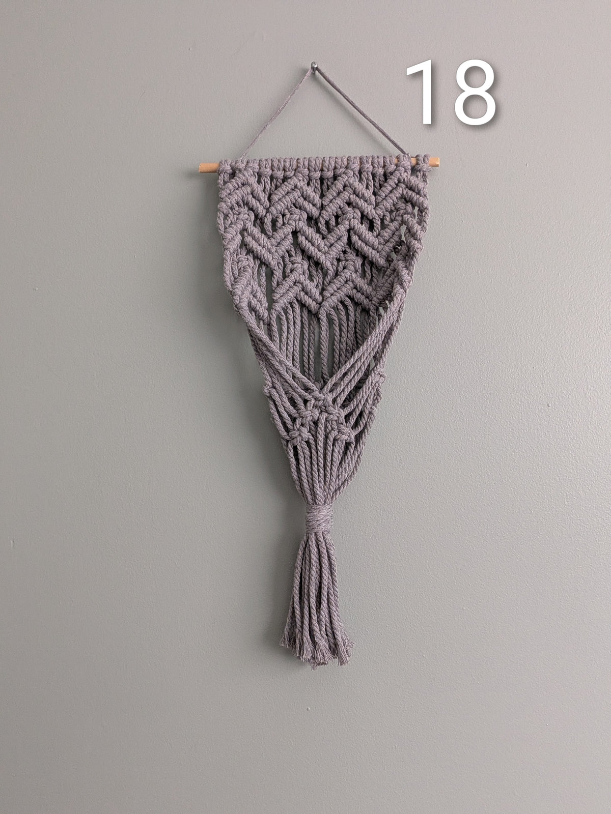 Macrame Basket Wall Plant Hangers