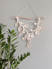Load image into Gallery viewer, Macrame Leafy Sculpture Hanging - Natural

