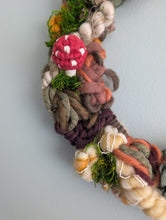 Load image into Gallery viewer, Mushroom Landscape Circular Woven Wall Hanging
