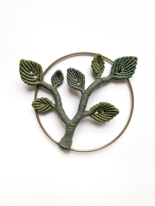 Mini Leafy Frames - Mushrooms & Dried Florals - Option 1