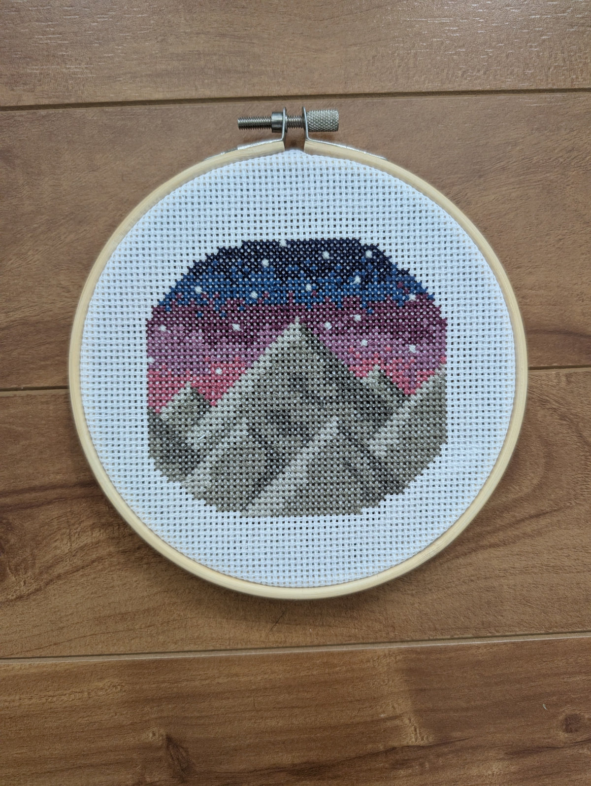 Mountain Cross Stitch Easy PDF Pattern