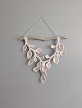 Load image into Gallery viewer, Macrame Leafy Sculpture Hanging - Natural
