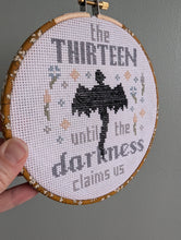 Load image into Gallery viewer, Officially licensed Sarah J Maas Throne of Glass the Thirteen Manon/Abraxos  Cross Stitch Easy PDF Pattern
