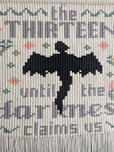 Load image into Gallery viewer, Officially Licensed - Sarah J Maas Throne of Glass Manon &amp; Abraxos Tapestry Wall Hanging DIY Pattern
