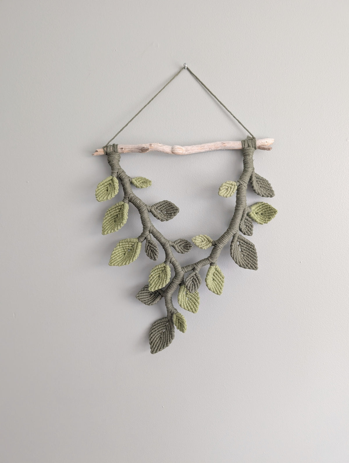 Macrame Leafy Sculpture Hanging