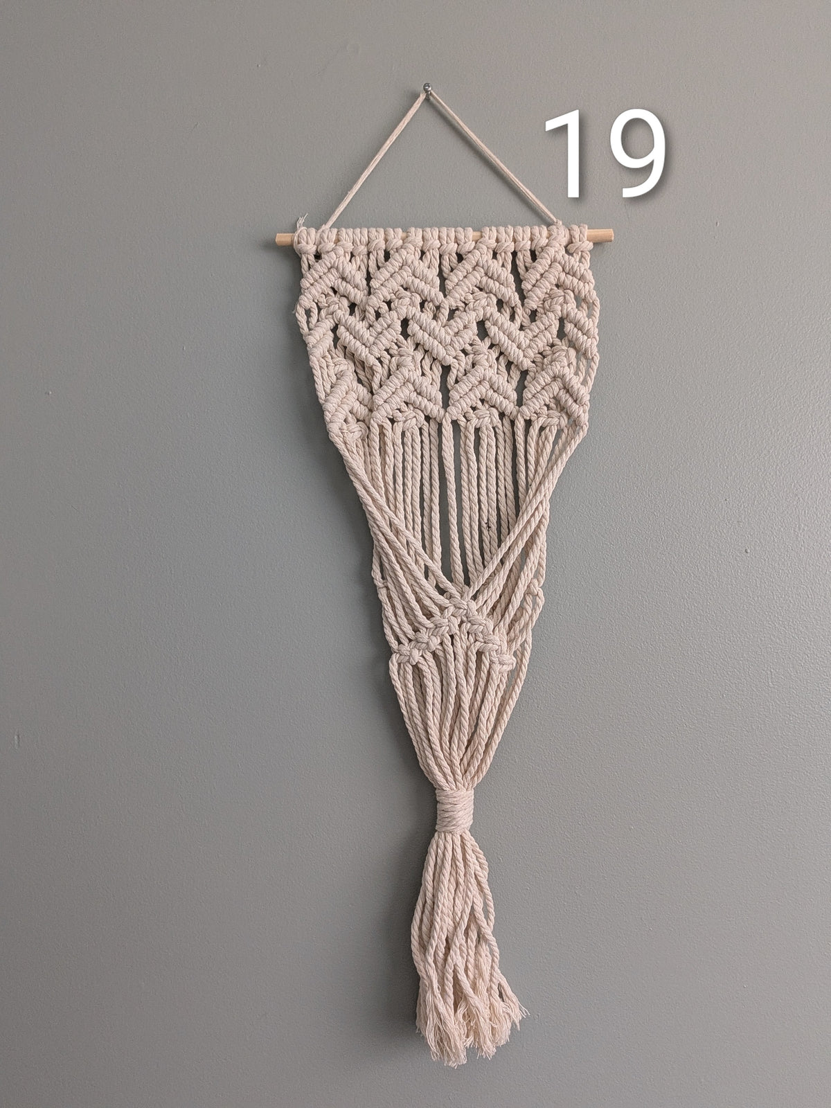 Macrame Basket Wall Plant Hangers