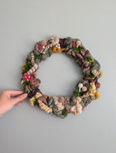 Load image into Gallery viewer, Mushroom Landscape Circular Woven Wall Hanging
