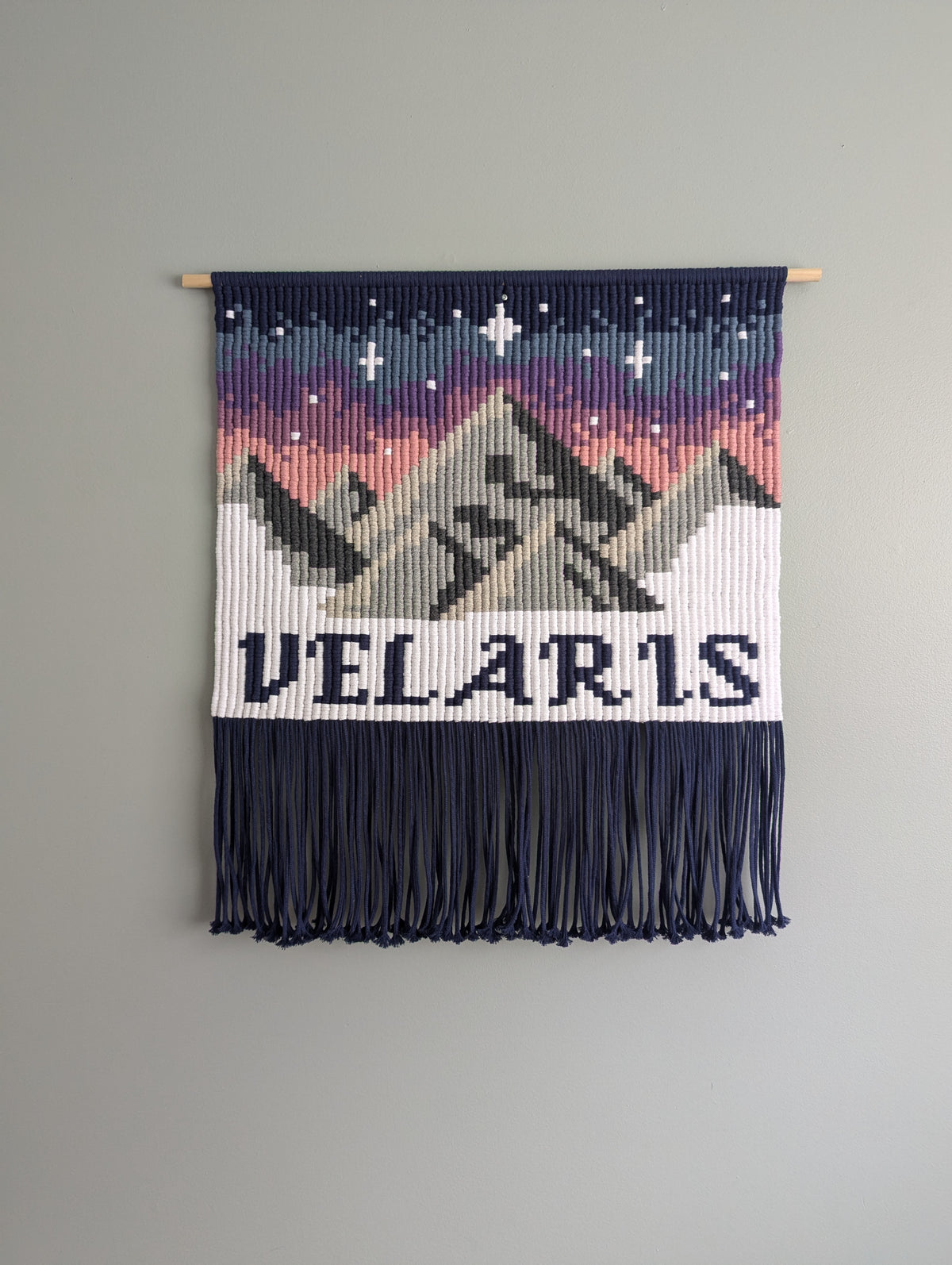Officially Licensed - Macrame Velaris A Court of Mist and Fury Tapestry Wall Hanging DIY Pattern