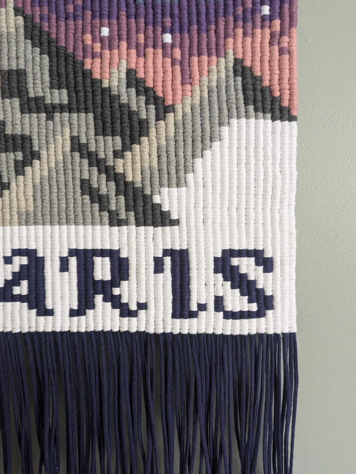 Officially Licensed - Macrame Velaris A Court of Mist and Fury Tapestry Wall Hanging DIY Pattern