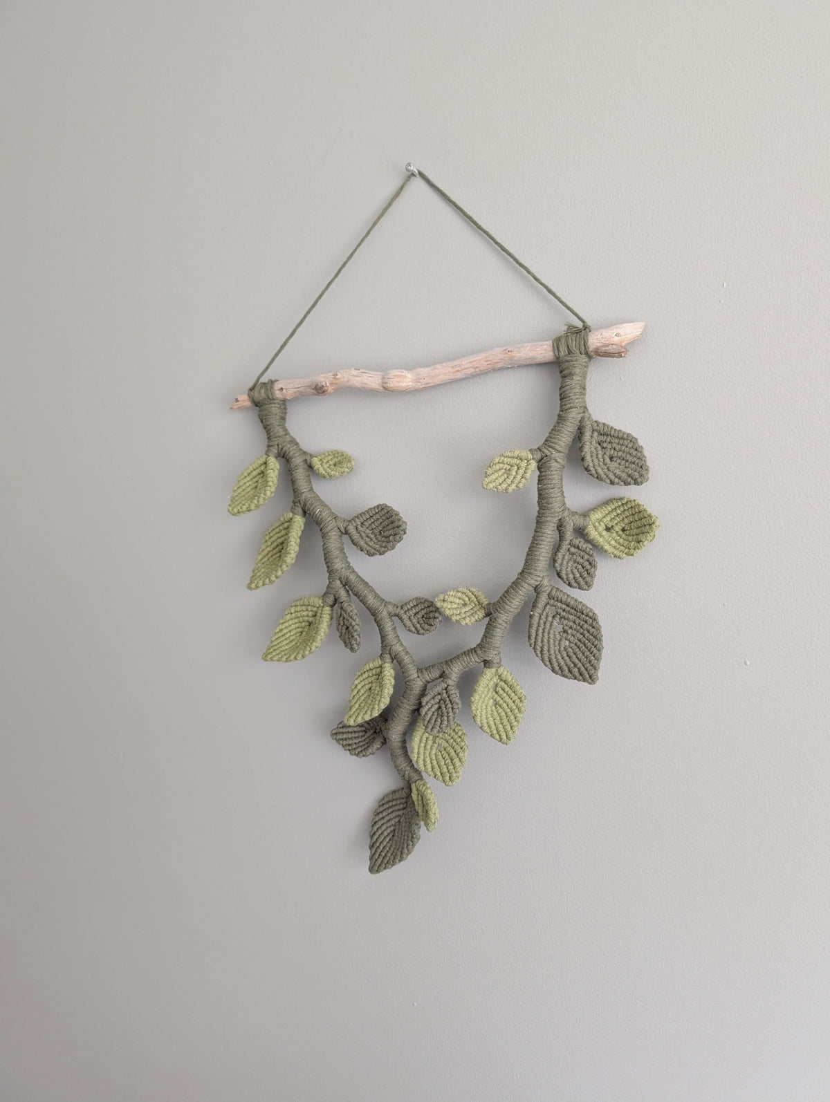 Macrame Leafy Sculpture Hanging