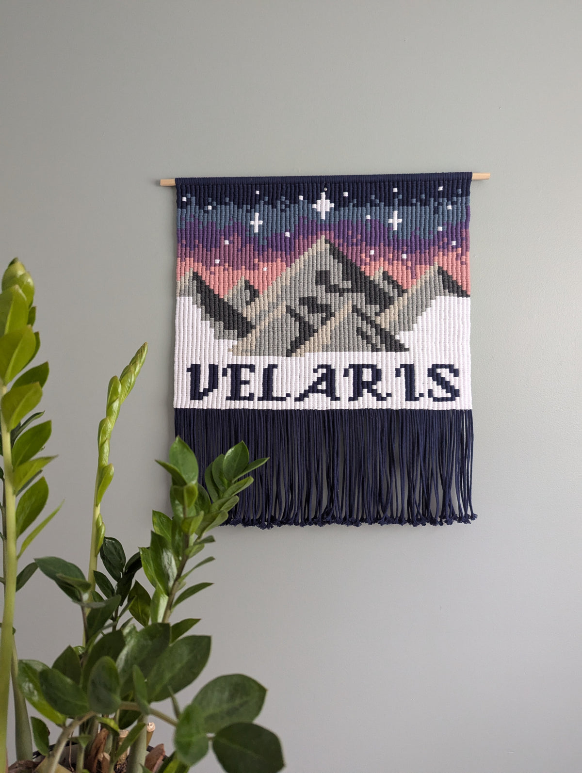 Officially Licensed - Macrame Velaris A Court of Mist and Fury Tapestry Wall Hanging DIY Pattern