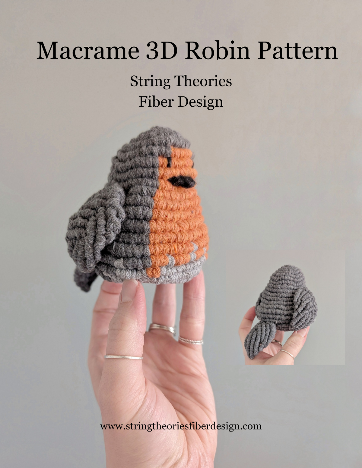Macrame Robin Pattern / Kit