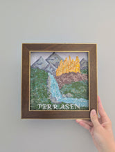 Load image into Gallery viewer, Officially licensed Sarah J Maas Throne of Glass Terrasen Cross Stitch Easy PDF Pattern
