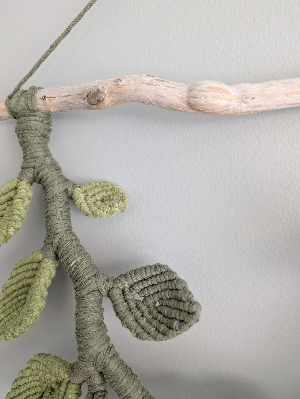 Macrame Leafy Sculpture Hanging