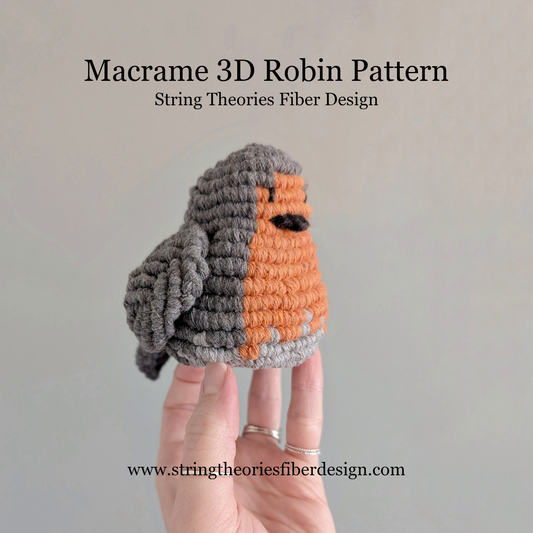 Macrame Robin Pattern / Kit